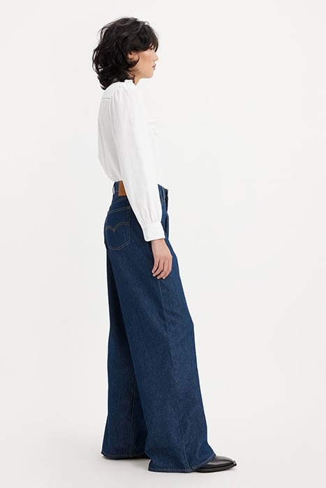 BAGGY FLARED JEANS BLUE 5