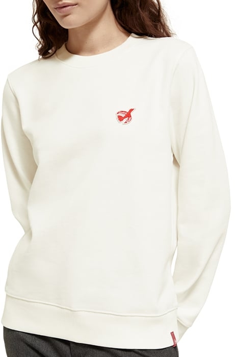 THE FREE SPIRIT PEACE BIRD REGULAR FIT SWEAT OFF WHITE 6
