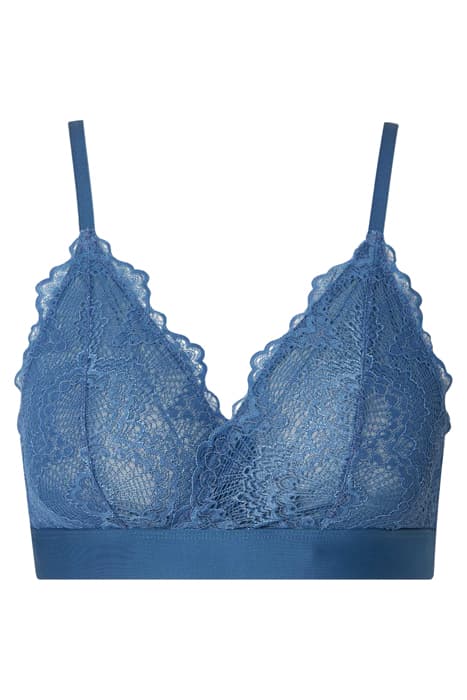 LACE LINED BRALETTE FADED BLUE by Understatement