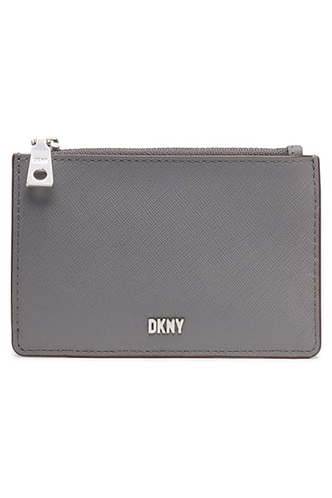 SIDNEY KEY CARD CASE LIGHT CHARCOAL by DKNY