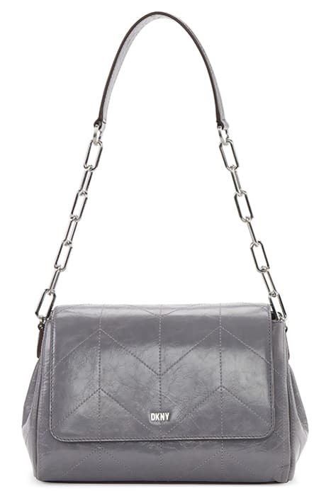 OLLIE MD SHOULDER BAG LIGHT CHARCOAL by DKNY