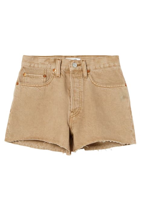 70S HIGH RISE SHORT WASHED KHAKI by RE/DONE