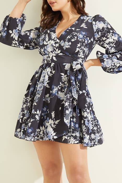 PETAL POSE WRAP DRES PETAL POSE INDIGO by Marciano by Guess