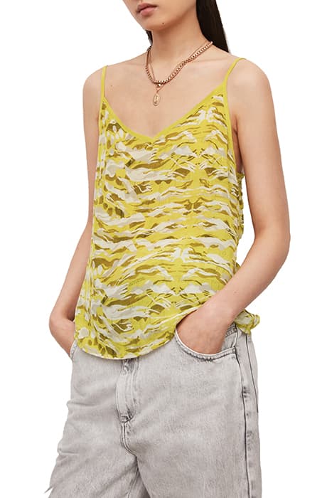 TAMI ONIYURI TOP YELLOW by AllSaints