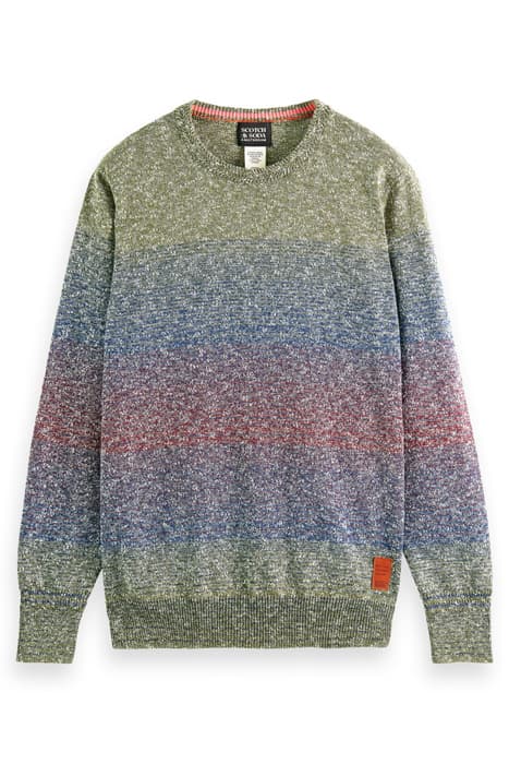 GRADIENT MELANGE COTTON-BLEND PULLOVER COMBO A by Scotch & Soda