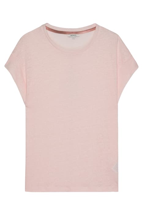 LINNEN T-SHIRT MAUVE CHALK by Sandwich