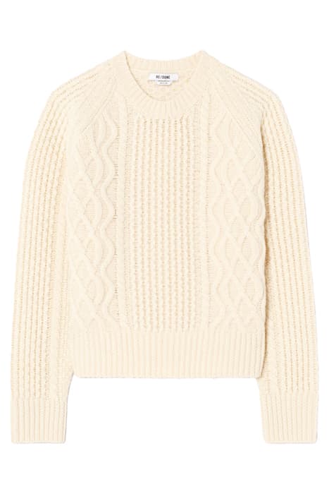 50S CREWNECK SWEATER IVORY by RE/DONE