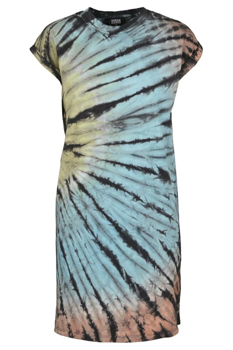 LADIES TIE DYE DRESS BLACK by Urban Classics