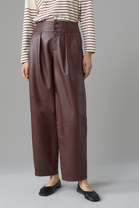 CLOSED WOMEN PHYLLIS PANTS RED PLUM RED PLUM by Closed