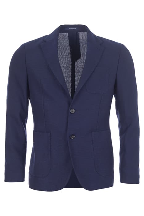 2-BTN ROUND POCKET BLAZER BLUE by River Woods