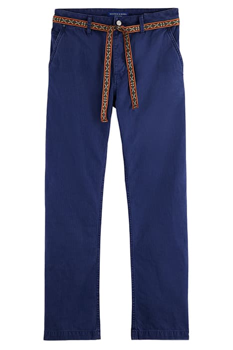 THE VERVE WORKWEAR PANT IN WASHED AND PATCHED ORGANIC COTTON by Scotch & Soda