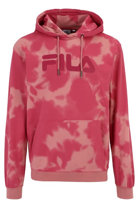 BERMEL AOP SWEAT HOODIE CARMINE FLORAL BATIC AOP by FILA