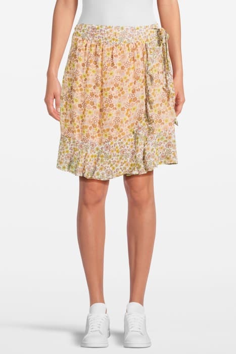 RUFFLE SKIRT IN CRINKLED VISCOSE QUALITY COMBO M by Scotch & Soda