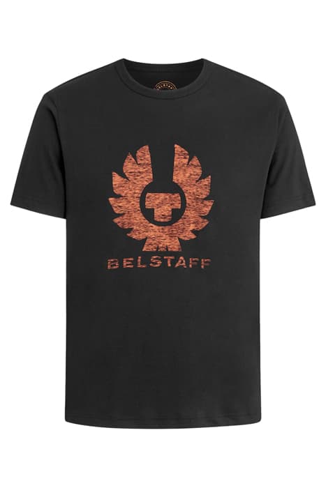 COTELAND T-SHIRT BLACK/SIGNAL ORANGE by Belstaff