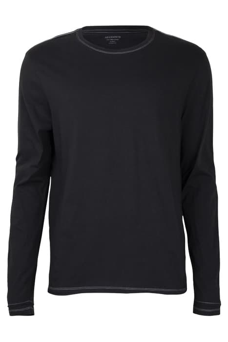 ARCHER LS CREW WASHED BLACK by AllSaints