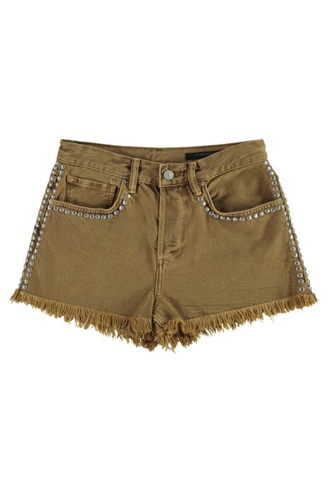 HEIDI STUDDED SHORTS LIGHT BROWN by AllSaints