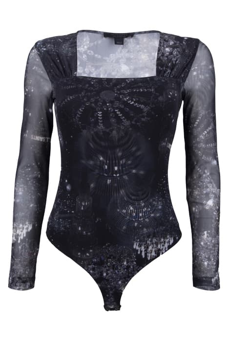 TARA LIZA BODYSUIT BLACK by AllSaints