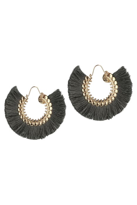 OTAZU SEAWEED TASSEL EARRINGS BLUE GREY BLUE GREY by OTAZU