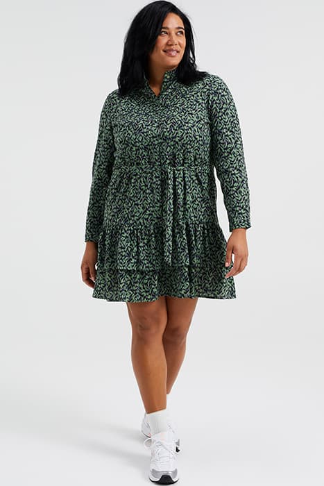 DRESS SHORT GREEN by WE Fashion