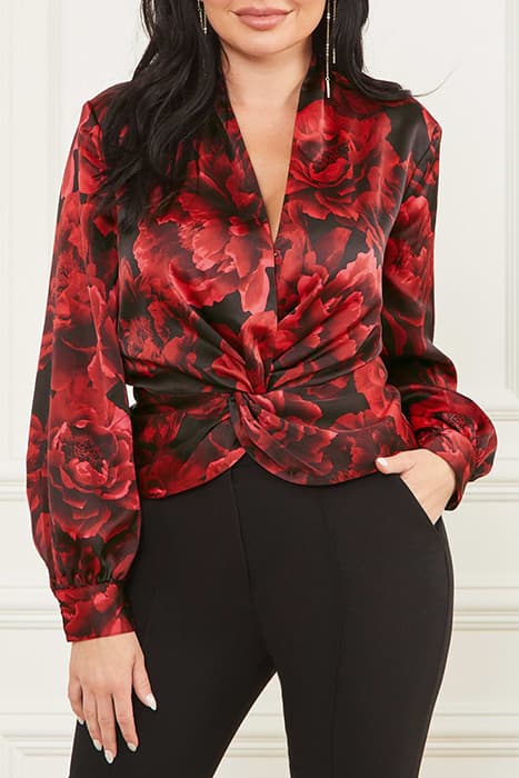 BLOSSOM BLOUSE PASSION FLOWER PRINT by Marciano by Guess