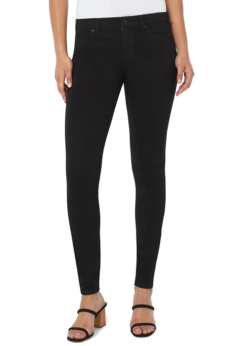 ABBY SKINNY BLACK RINSE by Liverpool