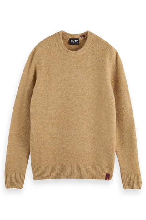 SOFT KNIT MELANGE CREWNECK PULL SAND MELANGE by Scotch & Soda