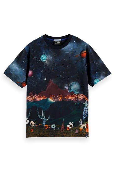 ALLOVER PRINTED OUR SPACE T-SHIRT COMBO B by Scotch & Soda