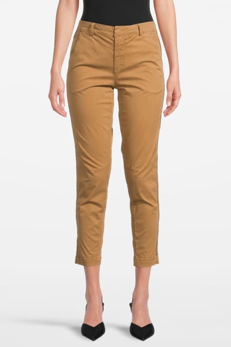 CHINO PANT PEACHY FINE TWILL WOOD by Summum Woman