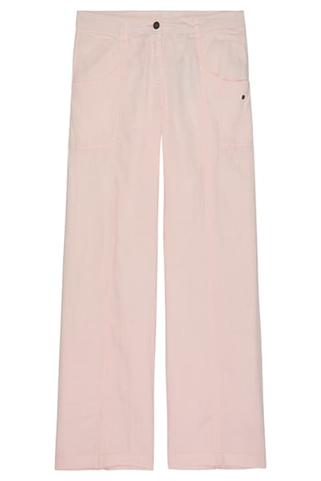 COMFORT FIT LINNEN ELBA BROEK MAUVE CHALK by Sandwich