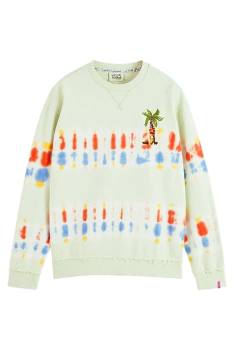 TIE-DYE SWEATSHIRT MINT TIE DYE by Scotch & Soda