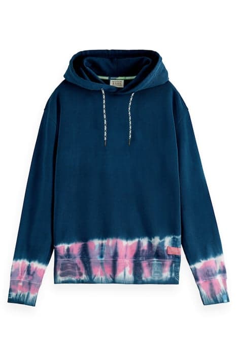 TIE-DYE ARTWORK RELAXED-FIT HOODIE COMBO A by Scotch & Soda