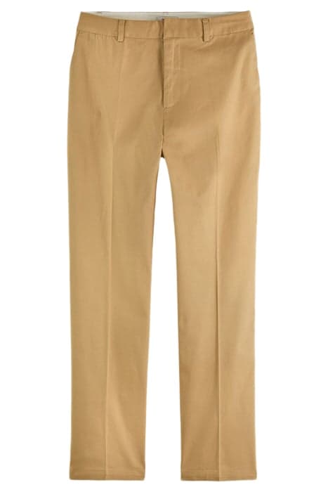 ABOTT - MID RISE TAPERED CHINO IN ORGANIC COTTON SAND by Scotch & Soda