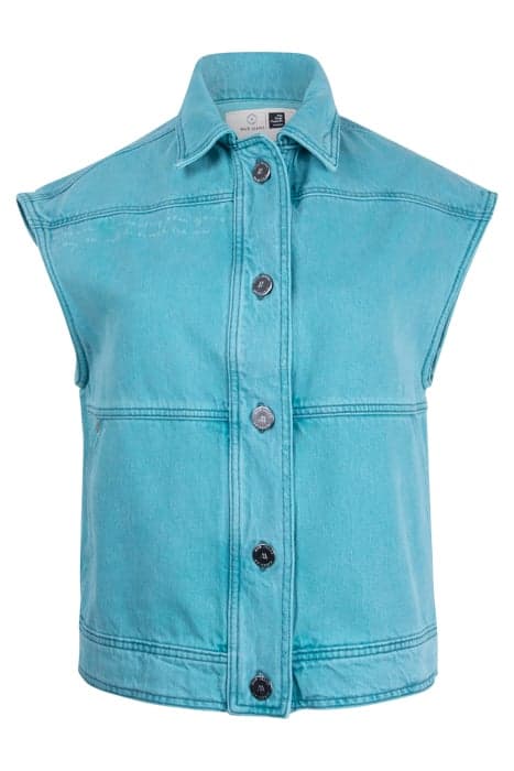 VAN VEST TURQUOISE by Mud Jeans