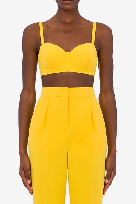 CRÊPE BRA YELLOW by Moschino