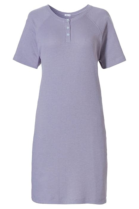 NW 1P NIGHTGOWN SS NOE WAFFLE PURPLE GREY by Livera