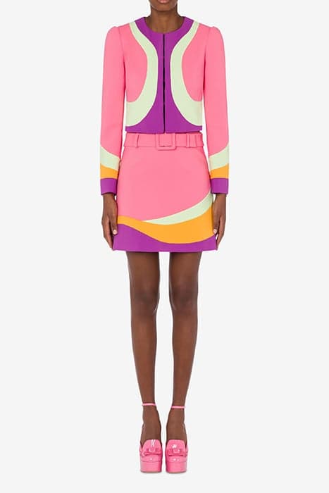 WAVE CADY JACKET PINK by Moschino