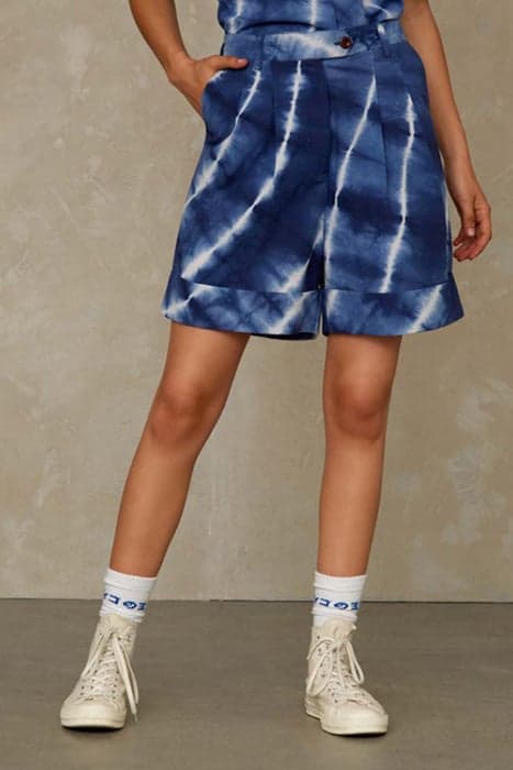 MARISOL SHORT INDIGO TIE DYE by Kings Of Indigo