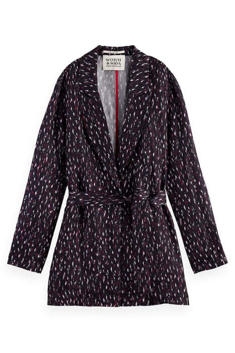 PRINTED DRAPEY BLAZER IKAT RAIN by Scotch & Soda