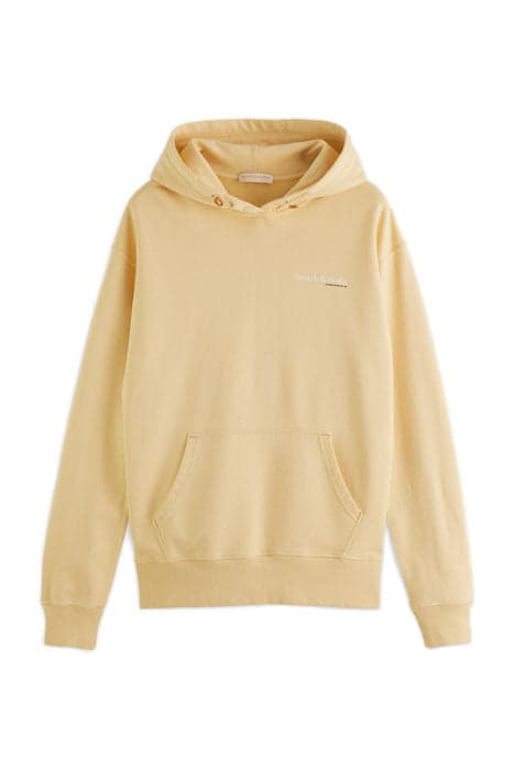 UNISEX HOODY IN ORGANIC COTTON FLAX by Scotch & Soda