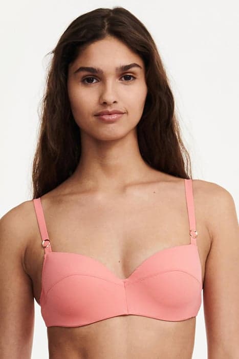 SW BRA TSHIRT HALF CUP MEMORY ROSE by Chantelle