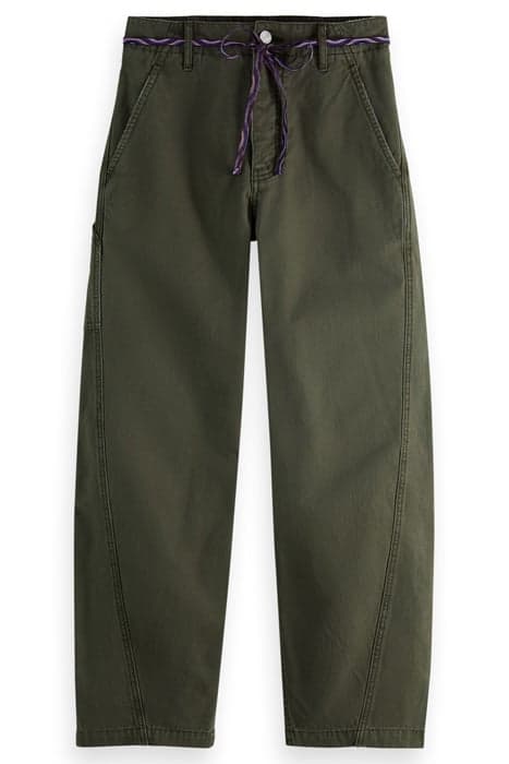 THE PIP - WASHED UTILITY CHINO MILITARY GREEN by Scotch & Soda