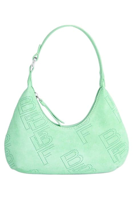 BABY AMBER SPEARMINT PERFORATED SUEDE LEATHER by BY FAR