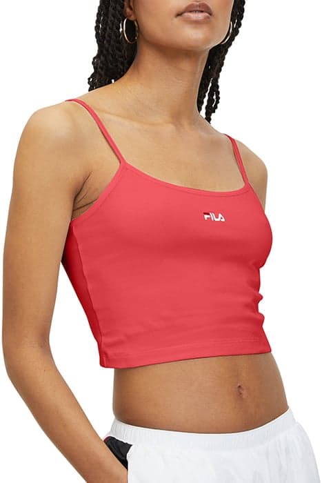 LONI CROPPED SPAGHETTI TOP CAYENNE by FILA