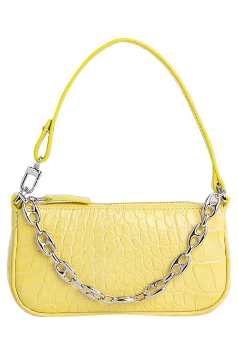 MINI RACHEL CUSTARD CROCO EMBOSSED LEATHER by BY FAR