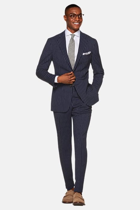 Navy Striped Havana Blazer by Suitsupply