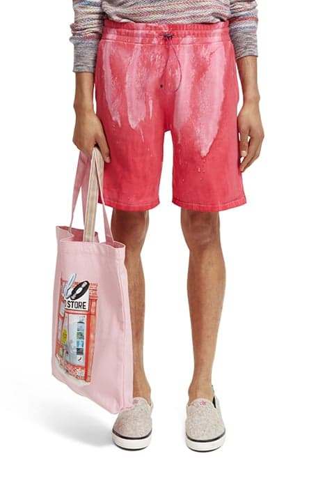 OIL-DYE SWEAT SHORTS MYSTIC PINK OIL DYE by Scotch & Soda