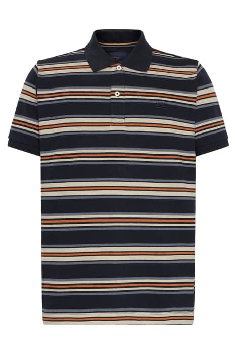 FITZSI MULTI STRIPE POLO DEEP MARINE by Signal