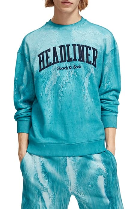 OIL-DYE SWEATSHIRT TOPAZ OIL DYE by Scotch & Soda