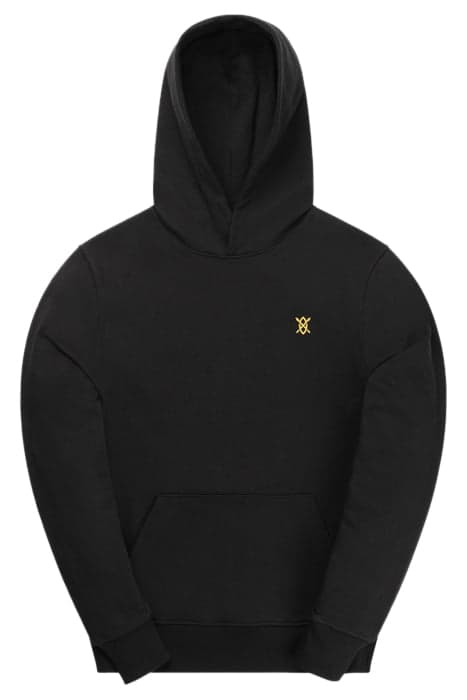 BLACK PAISY HOODY BLACK by Daily Paper