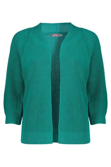 CARDIGAN BASIC OCEAN GREEN by Geisha